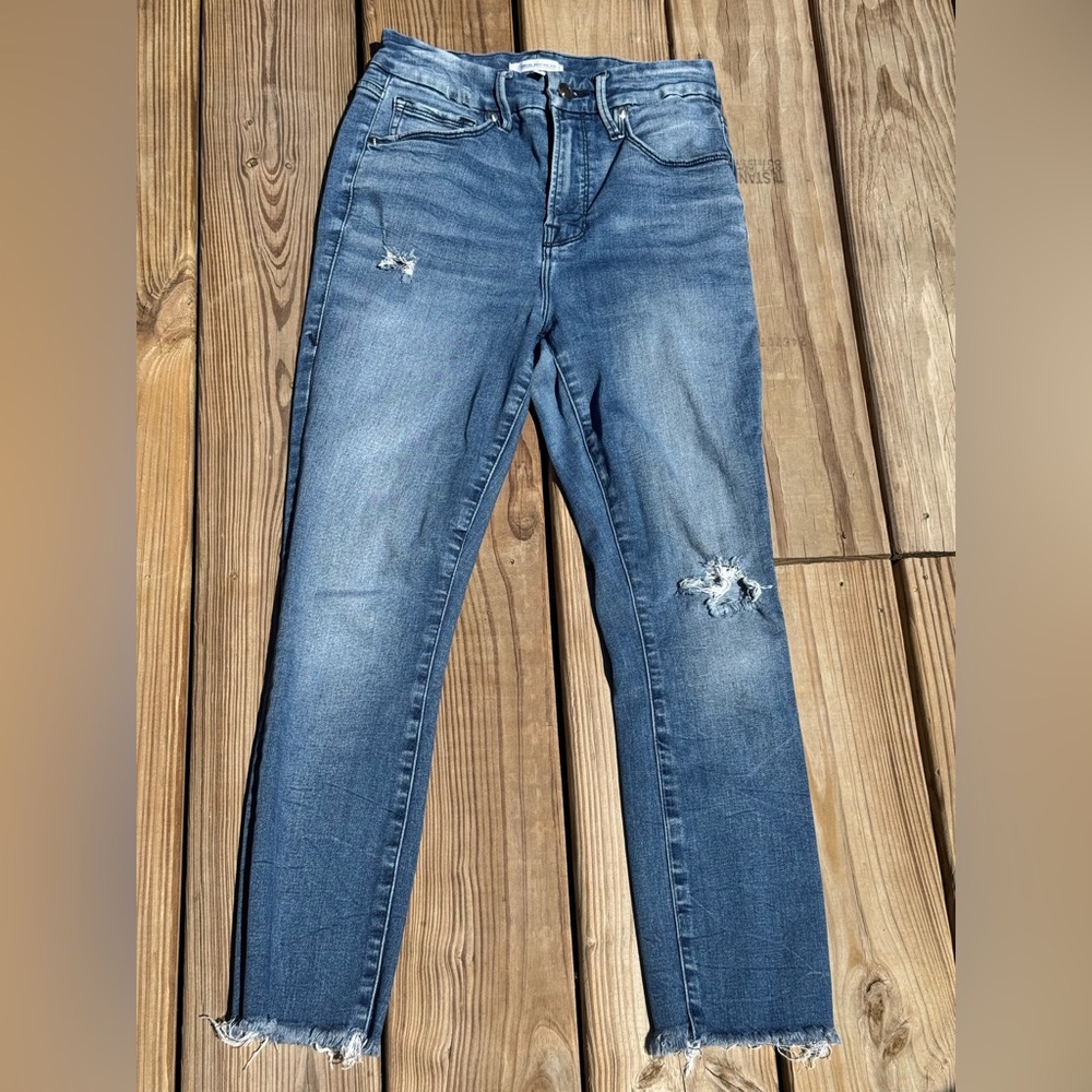 Good American Good Waist Crop 27 - Picture 4 of 10